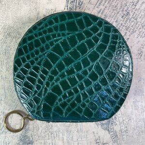 WALES Sweetheart vintage Compact Coin Change Purse Round Zipper